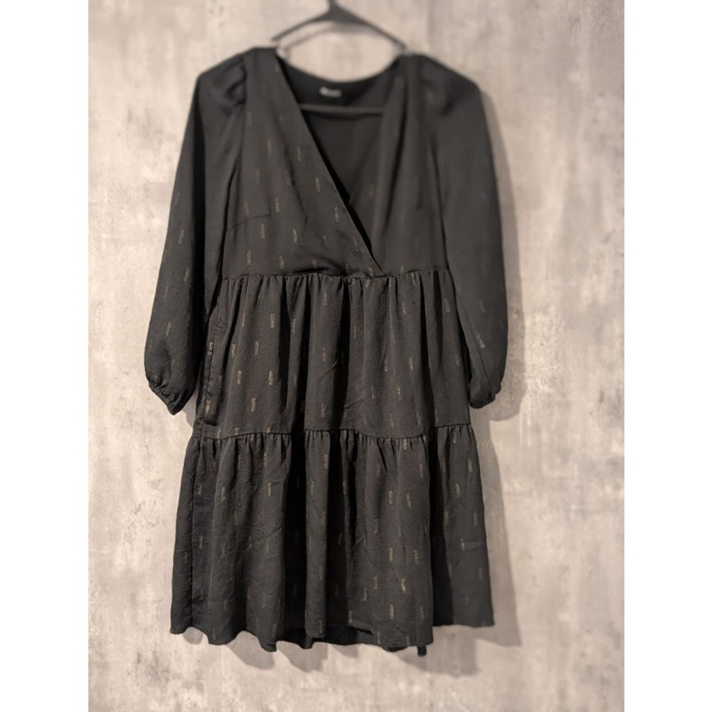 Women's Madewell Dress Size XS Black Gold - Picture 2 of 6